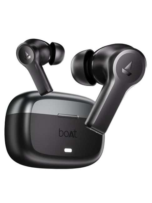 Boat Nirvana Lucid W/ 32 Db Anc| Multi-Point Connectivity| In-Ear Detection| 60Hrs Playback | Black