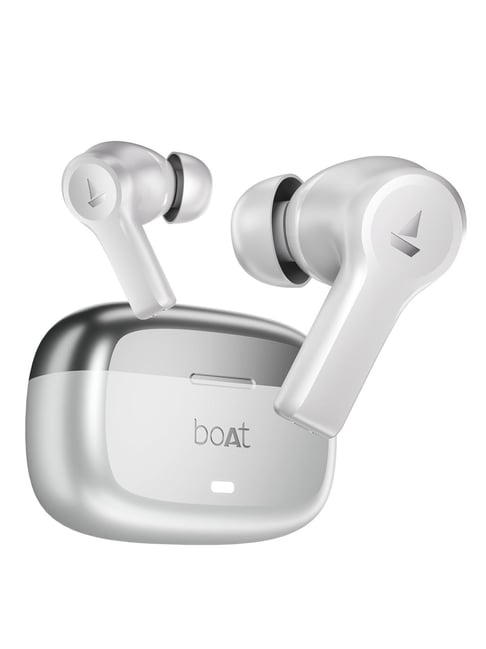 Boat Nirvana Lucid W/ 32 Db Anc| Multi-Point Connectivity| In-Ear Detection| 60Hrs Playback | White