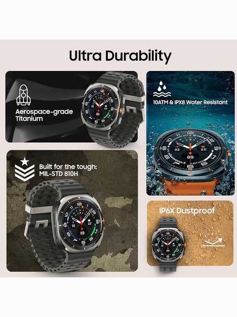 Samsung Galaxy Watch Ultra (47mm, LTE, Titanium with Upto 100h battery