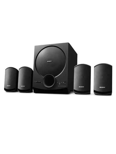 Sony New Sa-D40M2 4.1Ch Home Theatre Speaker with 100W Power Output And Powerful Subwoofer - Black