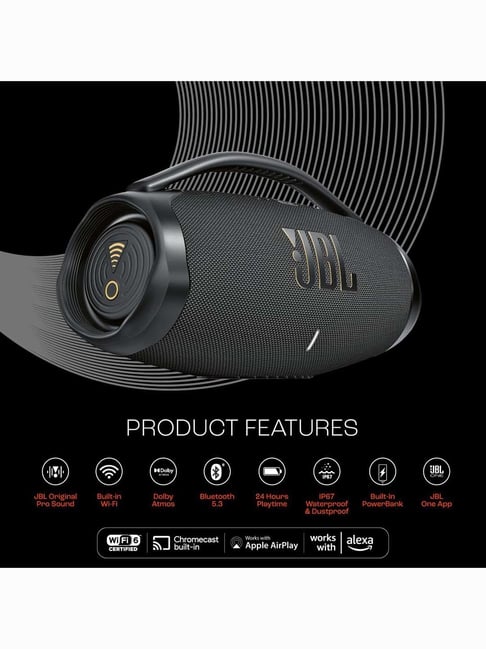 Jbl Boombox Wi-Fi| Wireless Portable Bluetooth Speaker| 24H