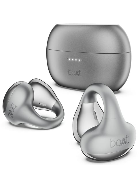 Boat Airdopes Loop Ows Earbuds W/Clip-On Fit| Air Conduction Tech| 50Hrs Battery| 4Mics Enx