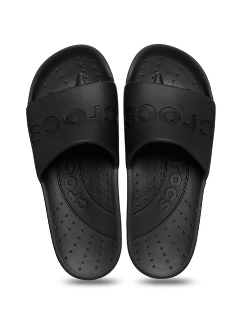 Crocs Men Black Slides-picture-47