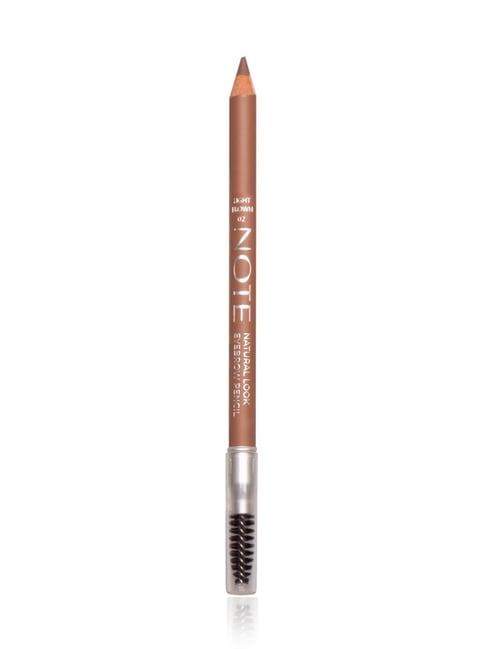 Note Cosmetique Natural Look Eyebrow Pencil Light Brown 02 - 1.08 gm
