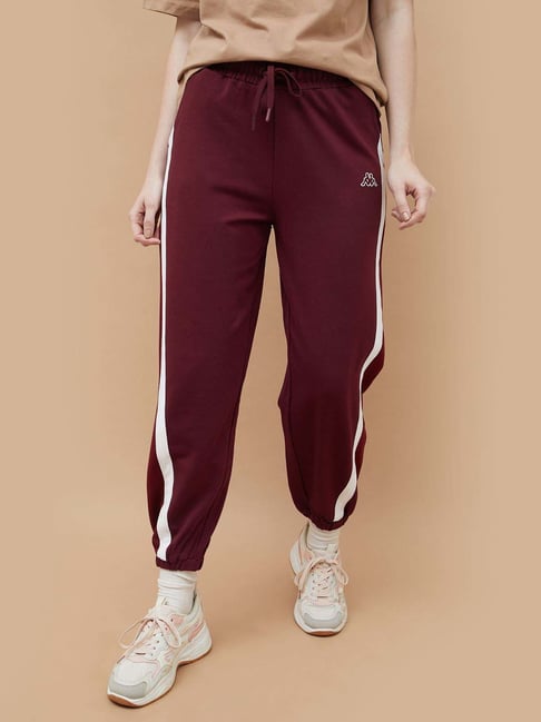 Kappa Wine Cotton Regular Fit Joggers-picture-36