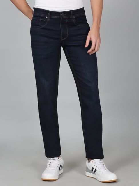 Cantabil Blue Regular Fit Jeans-picture-14