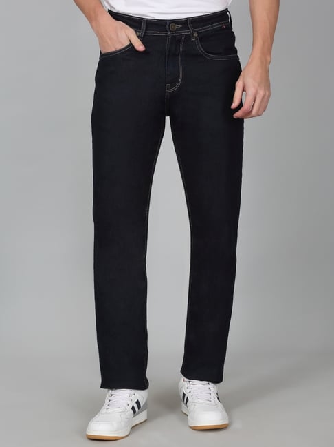 Cantabil Black Regular Fit Jeans-picture-15