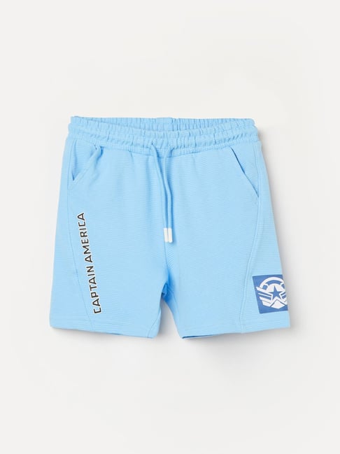 Fame Forever by Lifestyle Boys Powder Blue Shorts-picture-44