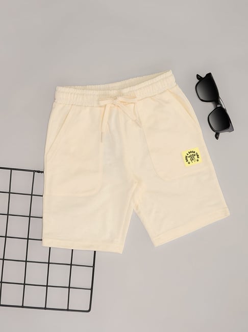 Pantaloons Junior Boys Off-White Shorts-picture-45
