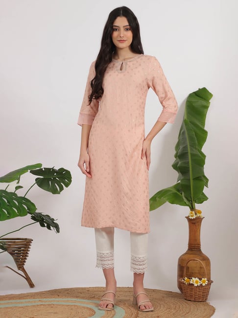 W Pink Printed Kurtas-picture-37
