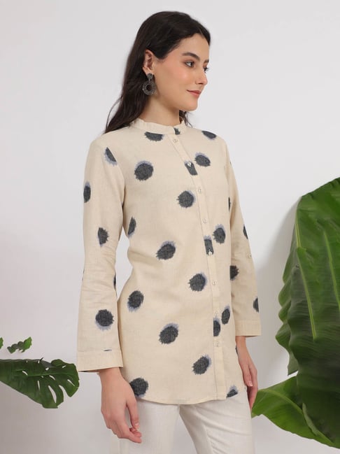 W White Printed Casual Shirt-picture-29