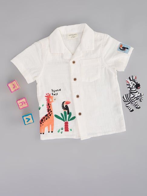 Pantaloons Baby Boys White Shirt