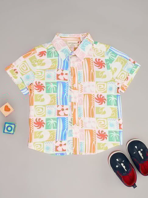 Pantaloons Baby Boys Multicoloured Shirt