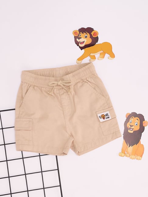 Pantaloons Baby Boys Beige Shorts
