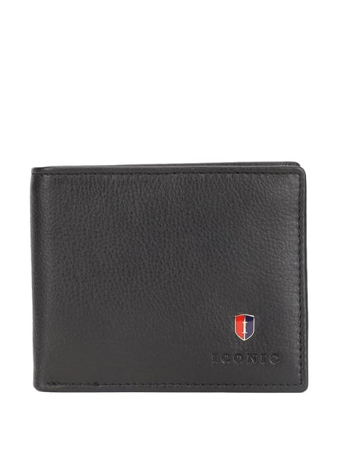 Iconic Black Casual Leather Bi-Fold Wallet for Men-picture-36