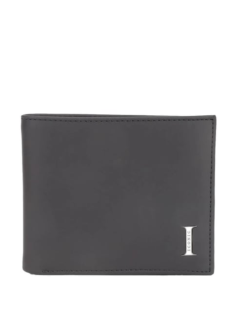 Iconic Black Casual Leather Bi-Fold Wallet for Men-picture-25