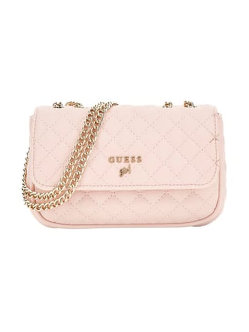Buy Guess Pink Quilted Cross Body Bag at Best Price Tata CLiQ