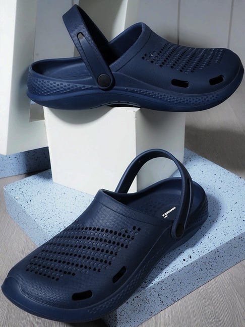 Hoversole Men's Navy Ewade Clogs