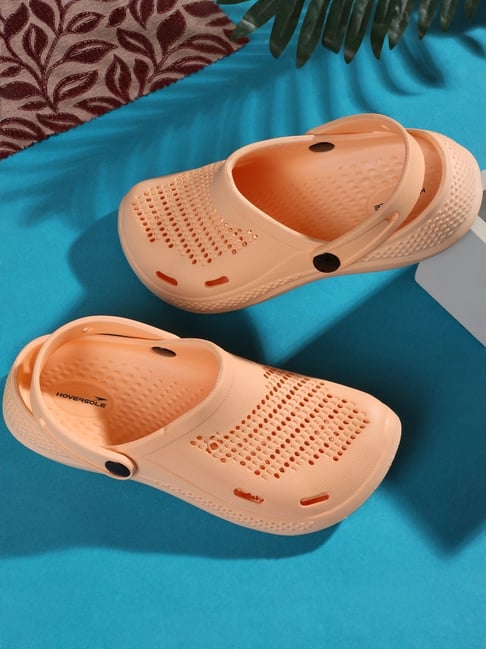 Hoversole Women's Tania Orange Ewade Clogs