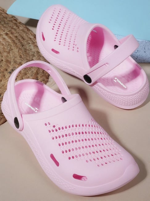 Hoversole Women's Pink Ewade Clogs