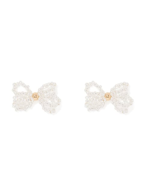 Forever New Pearl & Gold Minimal Kai Small Pearl Stud Earrings-picture-33