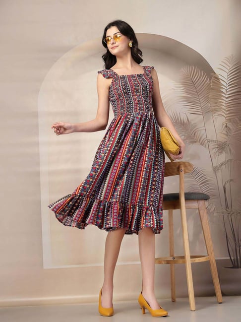 sachin and babi light blue dress BRAND NEW IN STOCK) Korean Designed and Made Vintage Korean Casual A-line  Short-Sleeve Dress, Women's Fashion, Dresses & Sets, Dresses on Carousell main image 1