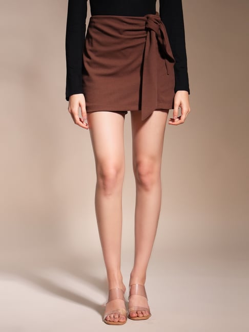 Zastraa Brown Skort