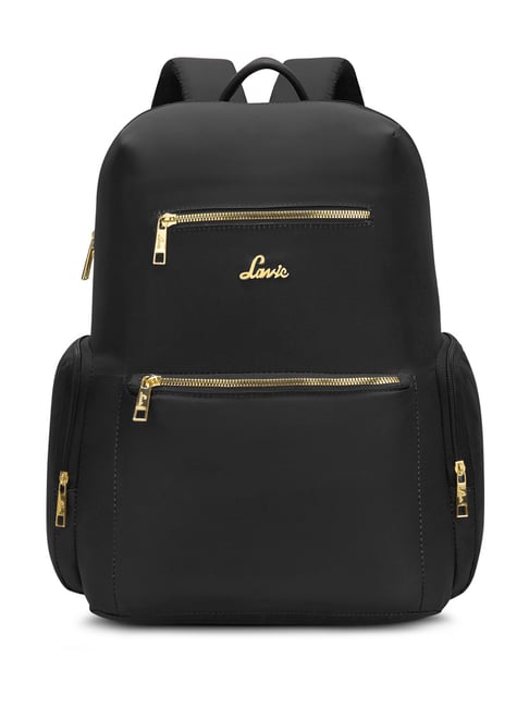 Lavie Valeria Black Leather Large Backpack