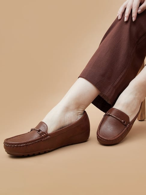 Code by Lifestyle Women Brown Loafers