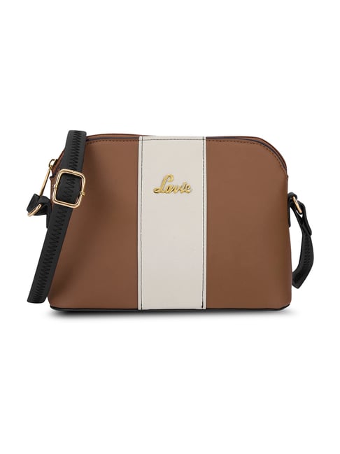 Lavie Janice Tan Leather Medium Cross Body Bag-picture-48