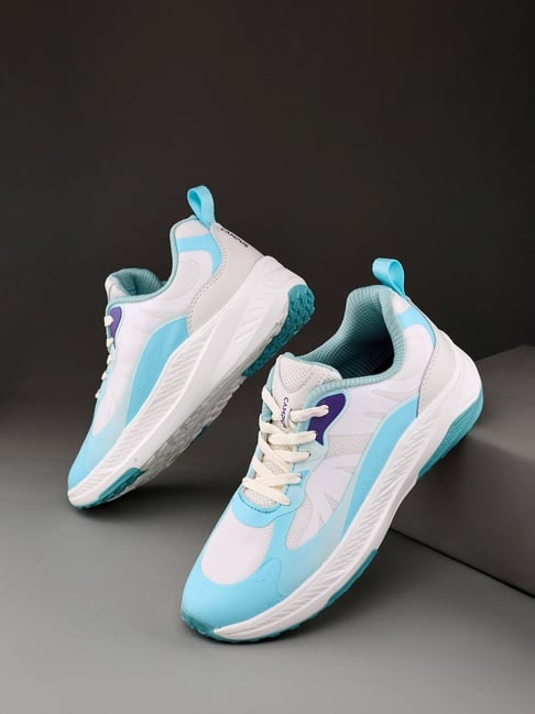 Campus Women's Nitrofly FABLE Sage Green & Off White Running Shoes