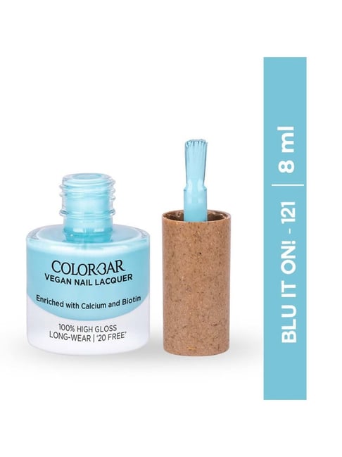 Colorbar Vegan Nail Lacquer Blu It On! - 121 - 8 ml-picture-25