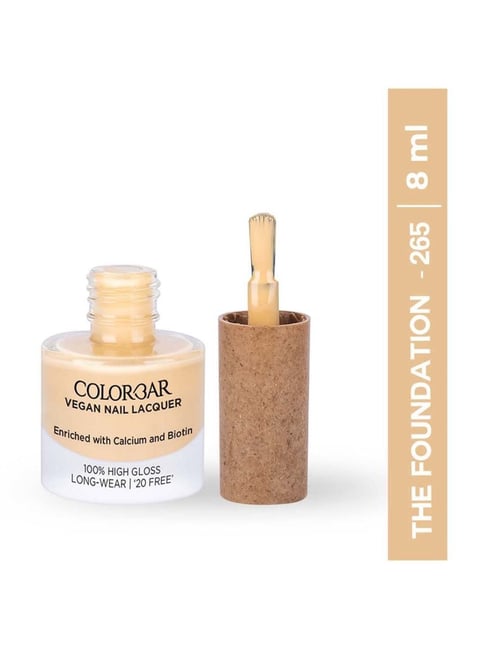 Colorbar Vegan Nail Lacquer The Foundation - 265 - 8 ml-picture-18