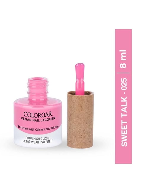 Colorbar Vegan Nail Lacquer Sweet Talk - 025 - 8 ml-picture-24
