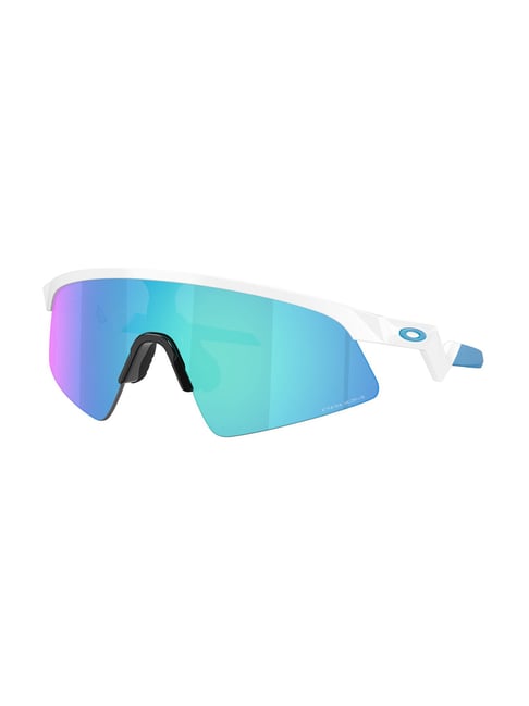 Buy Oakley Sport Performance Blue Rectangular Unisex Sunglasses at