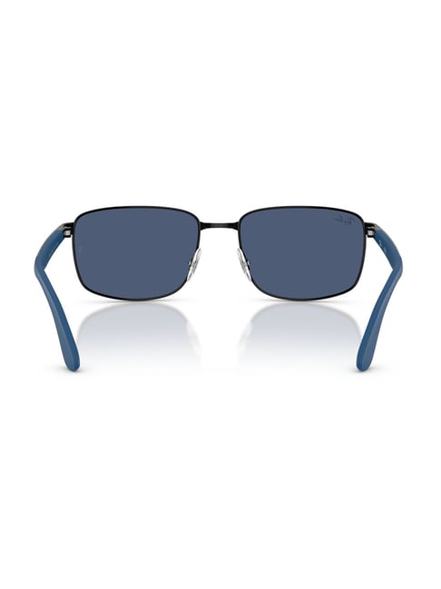 Buy Ray-Ban Core Blue Rectangular Unisex Sunglasses at Best Price