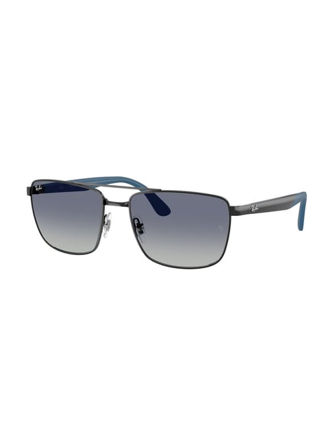 Ray-Ban Core Blue Rectangular Gradient Unisex Sunglasses-picture-17