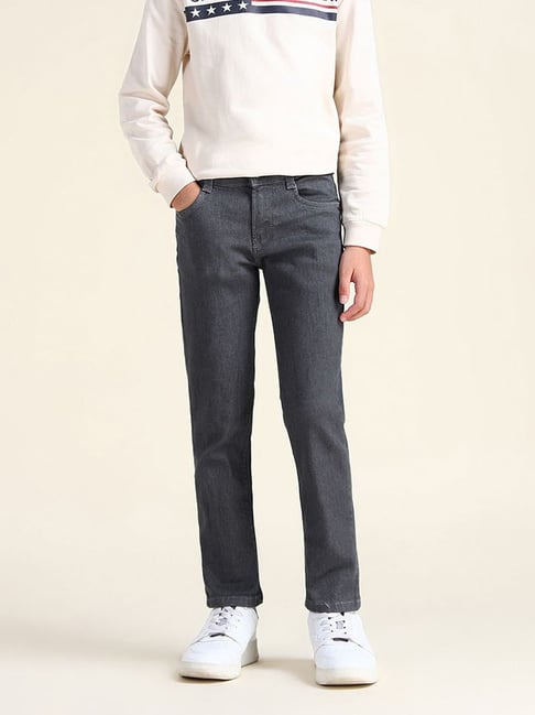 U.S. Polo Assn. Boys Grey Jeans