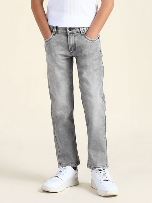 U.S. Polo Assn. Boys Grey Jeans