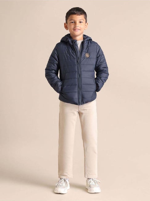 U.S. Polo Assn. Boys Blue Full Sleeves Winter Jacket-picture-18