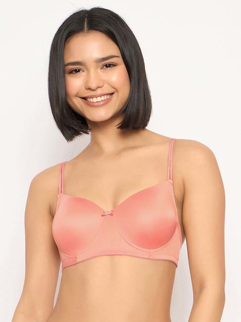 Clovia Peach Regular Fit Bra-picture-35