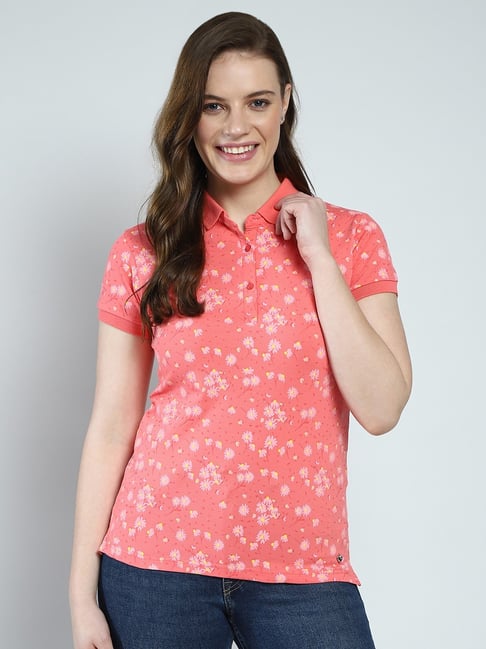 Monte Carlo Coral Regular Fit Printed Polo T-Shirt-picture-13