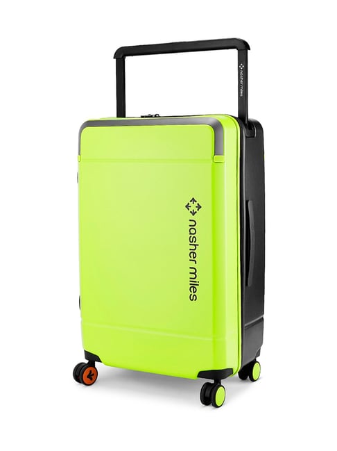 Nasher Miles Neon Green Black Oslo Medium Hard Sided Checked Luggage-picture-27
