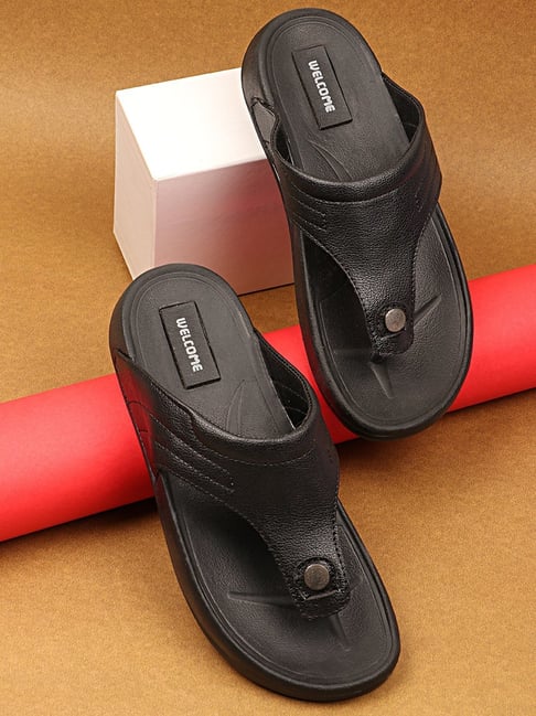 WELCOME Men M GLF 1 Black Casual Sandals-picture-12