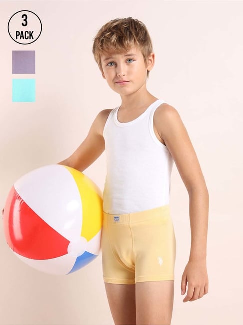 U.S. Polo Assn. White Innerwear Bottom - Pack of 3