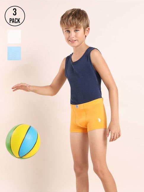 U.S. Polo Assn. Navy Innerwear Bottom - Pack of 3