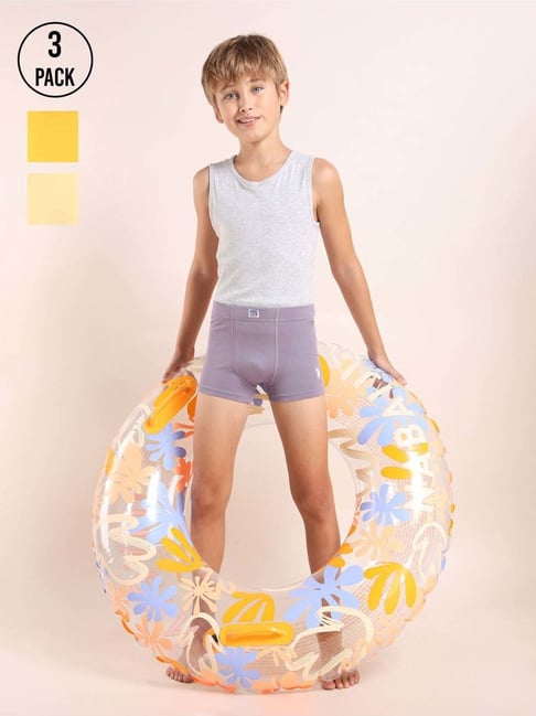 U.S. Polo Assn. Grey Innerwear Bottom - Pack of 3