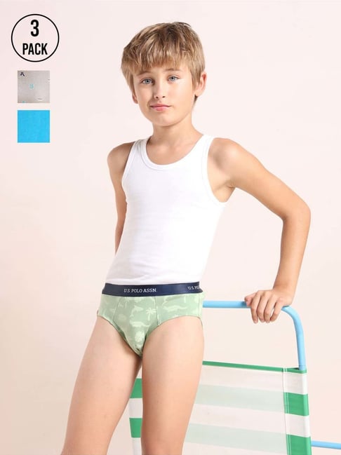 U.S. Polo Assn. Multicolored Printed Innerwear Bottom - Pack of 3