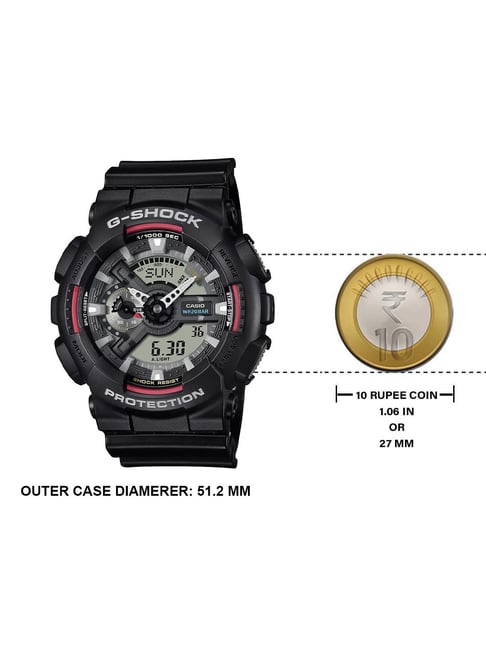 Analog Ga 110 Hr Price Buy G-Shock GA-110RL-1ADR Multifunction