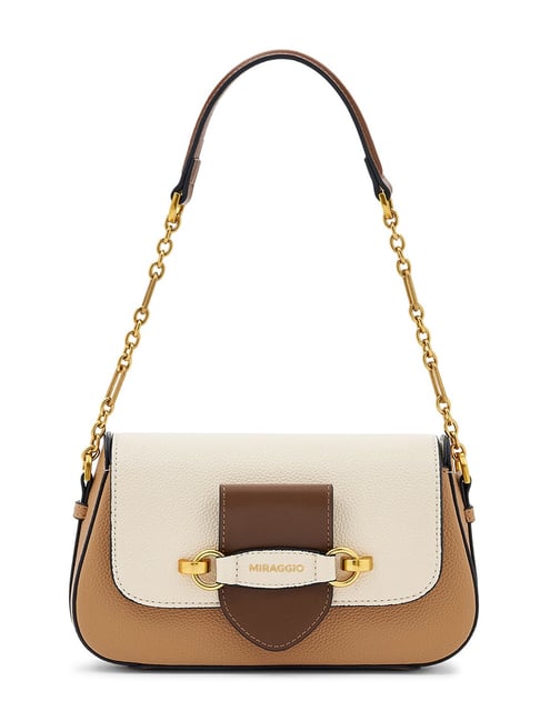 Miraggio Ivory Cece Medium Shoulder Bag